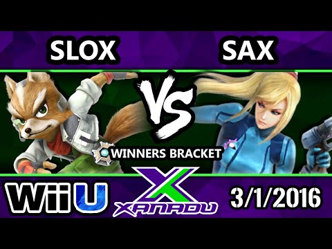 S@X 139 - Sax (Zero-Suit Samus) Vs. Slox (Mario, Fox) SSB4 Tournament - Smash Wii U - Smash 4