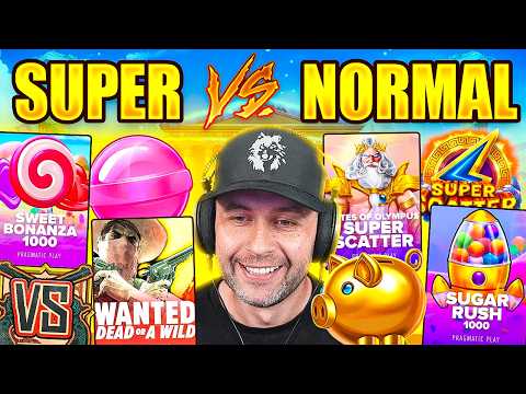SUPER VS REGULAR SLOT BONUSES... A VERY DEGENERATE SESSION!! (Bonus Buys)