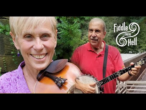 Fiddle Hell Online Jam #7 May 3 2020: Cathy Mason (fiddle, vocals) and Steve Arkin (banjo, guitar)