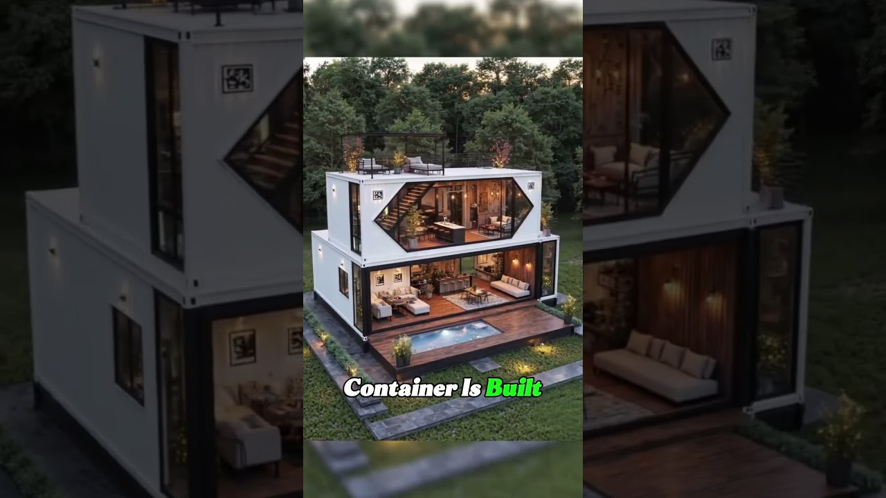 He Turned a Cargo Container Into a Dream Home — for Less Than One Month’s Rent#knowledge#usa #fyp