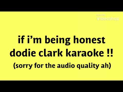 if i’m being honest- dodie piano karaoke with lyrics on screen!!