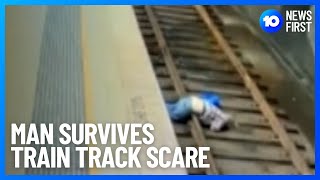 [創作] 澳洲雪梨火車軌道上摔倒的男子在醫院被