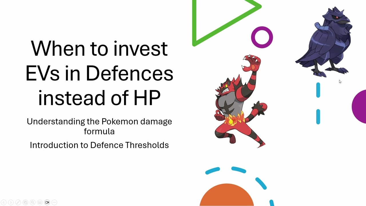 The math on when to invest EVs in Defences instead of HP