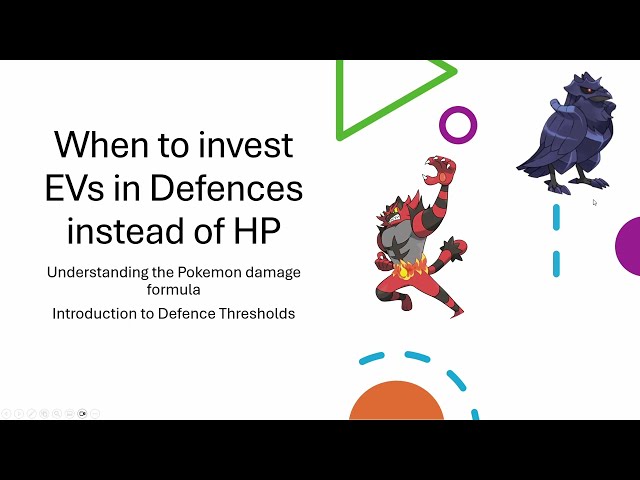 The math on when to invest EVs in Defences instead of HP