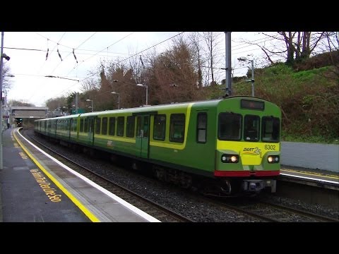 2 x IE 8300 Class Dart Trains - Harmonstown Station, Dublin