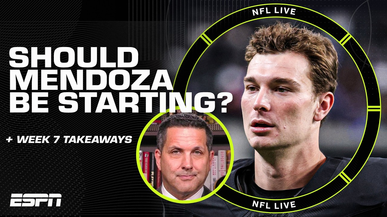 When will Fernando Mendoza start for the Raiders? 🤔 + Biggest Week 7 takeaways | NFL Live