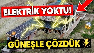 Bir Villa Daha Kendi Elektriğini Güneş Panelleriyle Karşılıyor!