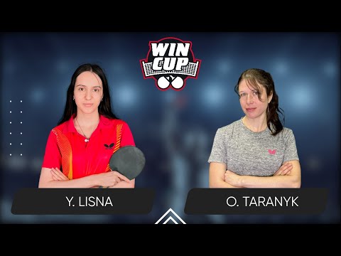 15:00 Yaroslava Lisna - Olena Taranyk 29.11.2024 WINCUP Women Master. TABLE 1