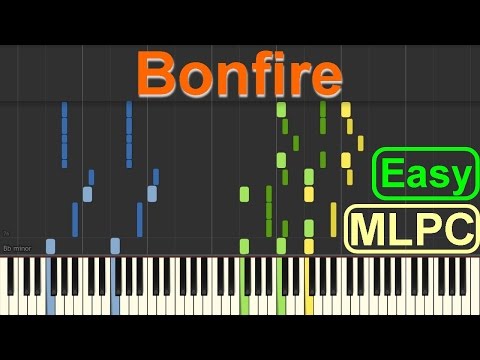 Felix Jaehn feat. ALMA - Bonfire (Easy Version) I Piano Tutorial by MLPC