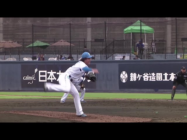 [Granja] Kyosuke Kuroyanagi de Los Fighters abandona montículo después de lanzar 68 lanzamientos en 4 entradas sin carreras permitidas! 27 de mayo de 2025 Hokkaido Nippon-Ham Fighters vs Yokohama DeNA BayStars