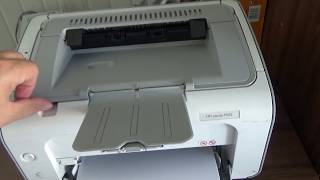 Cum scot cartusul - toner HP CE285A P1102 (How to change Cartridge HP P1102)