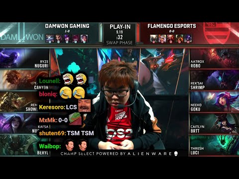DWG vs FLA | 2019 Worlds Play-In Day 2 | Twitch VOD with Chat