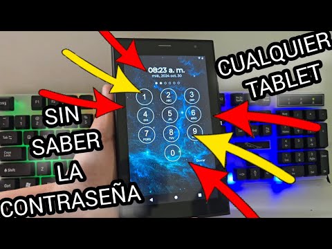 Como desbloquear una tablet sin contraseña sin formatearlo