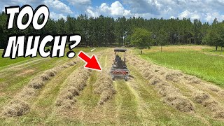 Compact Tractor Hay Raking: The SECRET To Perfect Hay!