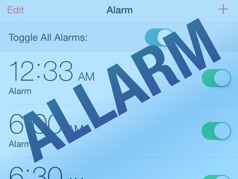 New Tweak: Allarm