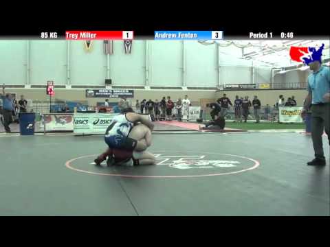 Trey Miller vs. Andrew Fenton at 2013 FILA Cadet Nationals - FS