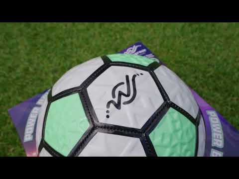 Gambar Paso Bola Sepak Ukuran 4 - Hijau Mint/putih