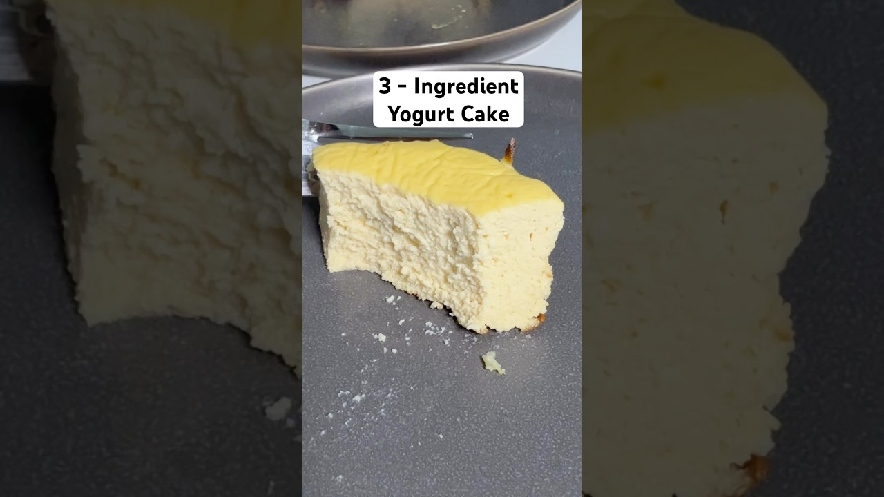3-Ingredient Yogurt Cake