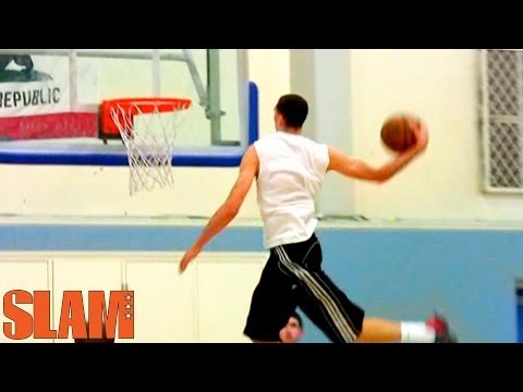 Zach LaVine HEAD LEVEL WINDMILL during 2014 NBA Draft Workout