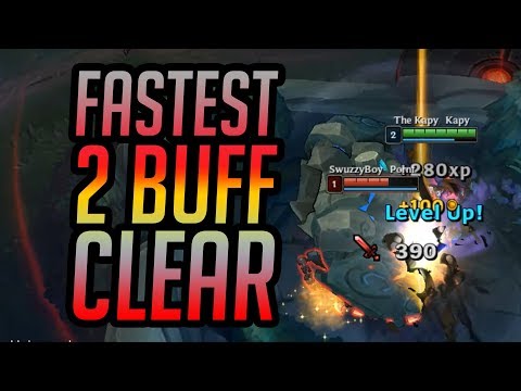 Fastest 2 Buff Clear On Shaco - 1:40 Clear Time (10 secs) - Still Works!
