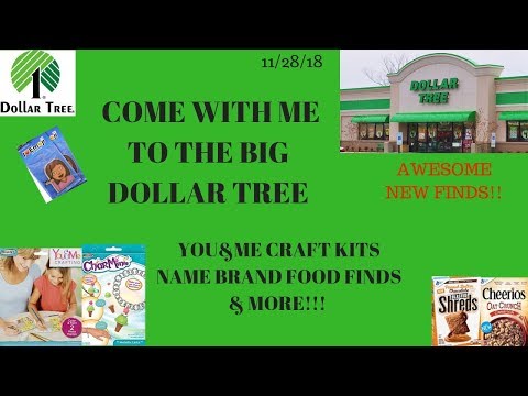 Come with me to Dollar Tree 🌳 11/28/18|Lots of NEW ITEMS☺️|Skincare, Crafts, Decor, Stickers& More! Video