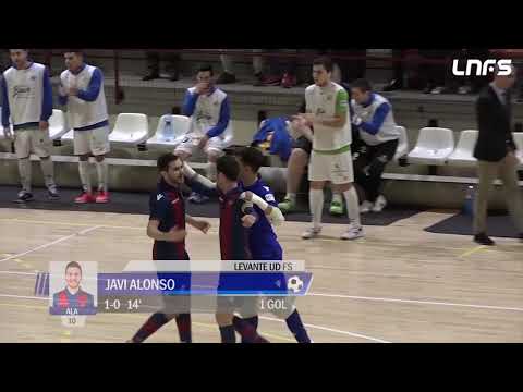 Gol Javi Alonso (1-0) Levante UD FS - Palma Futsal. J11, 1Div. LNFS