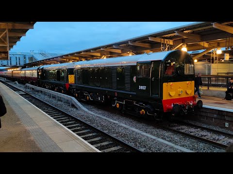 Class 20s + 37 Derby 'The Jolly Slateman' 20.11.21