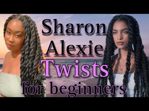 Sharon Alexie Jumbo Rope Twists Hair Tutorial