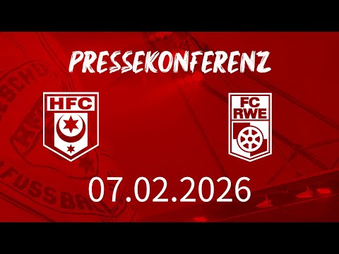 Pressekonferenz vor dem Jubiläumsspiel gegen den FC Rot-Weiß Erfurt