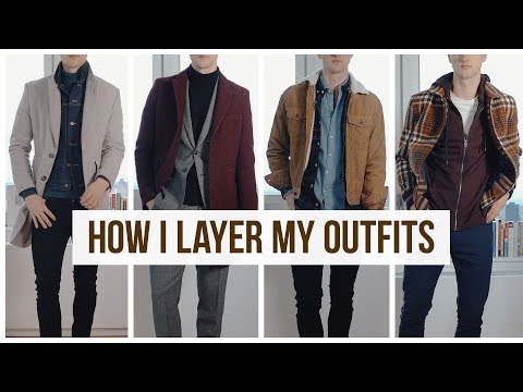 Layering Fall/Winter Men's Outfits | Men’s Fashion | Outfit Ideas Video