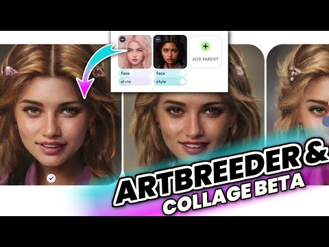 Artbreeder & Collage Amazing Machine Learning Generative Art