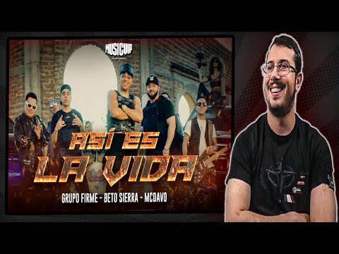 Italiano reacciona a Grupo Firme feat. Beto Sierra , Mc Davo - Asi Es La Vida