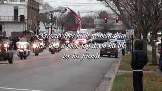 Grove City&#39;s fallen Hero Joey W Riley is delivered home!!