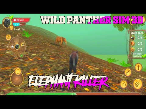 The Elephant Killer Of Wild Panther Sim 3D Android Game