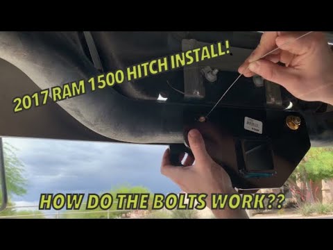 How-To Install 2017 Ram 1500 Curt 13333 Hitch Receiver