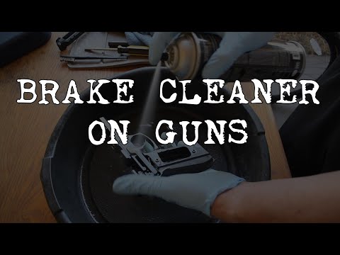 Can You Use Brake Cleaner to Clean Guns?