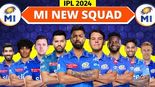 IPL 2024 - Mumbai Indians Team Full Squad | MI New Squad 2024 | MI Team Players List 2024