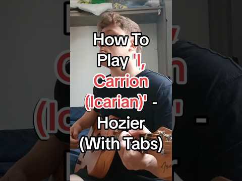 I, Carrion (icarian) - Hozier