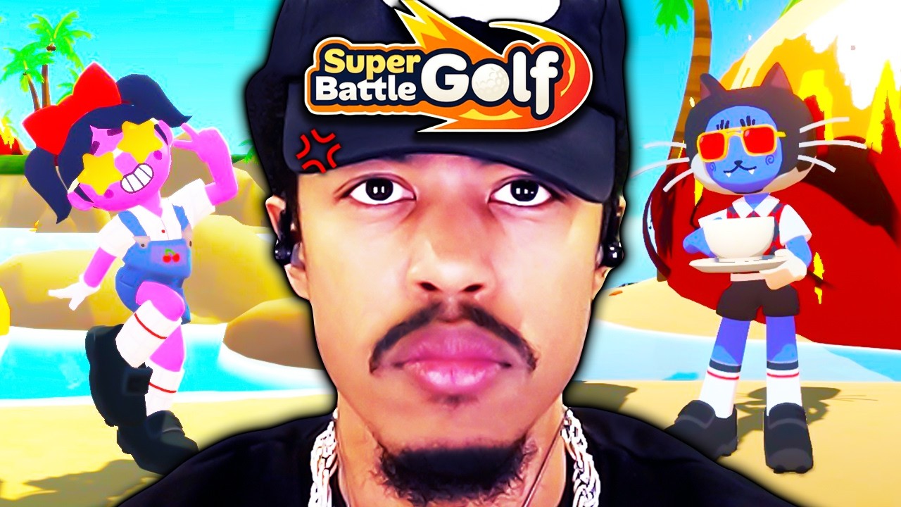 They JUMPED ME to WIN! CalebCity Plays Super Battle Golf! (w/ Friends!)