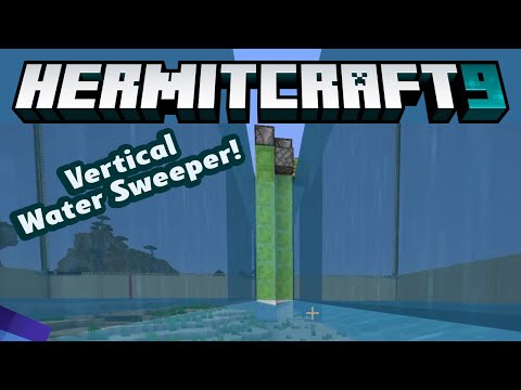 HermitCraft 9 ep 14: Vertical water sweeper!