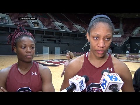 Sarah Imovbioh, A'ja Wilson Media Availability - 2/10/16