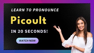 How to pronounce Picoult