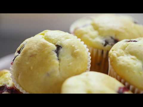 Blueberry Lemon Muffins with the KitchenAid® Stand Mixer