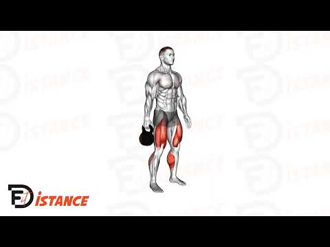 Exercice Soulevé de terre valise avec kettlebell