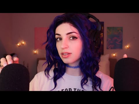 ASMR | Whispers & Intense Mic Touching + Brushing