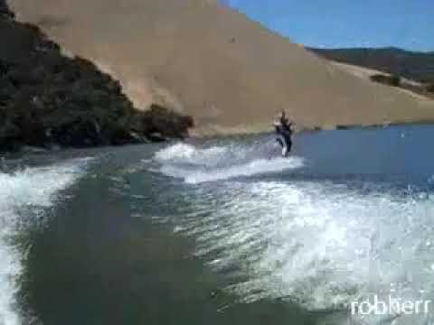 Wakeboarding on the lake