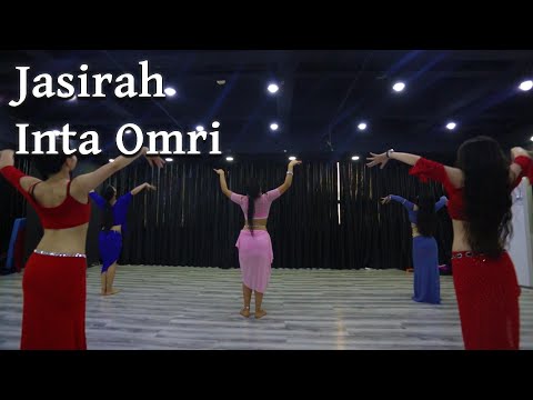 Jasirah with students - Enta Omri 2018