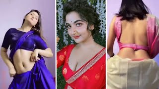 Top 10 hottest Girls in sari | Most Beautiful Bangladeshi Tiktok girls in sari | savage 75 |