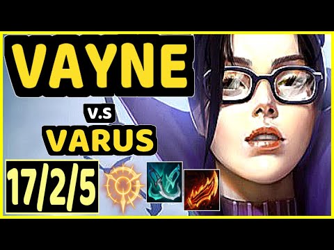 INNAXE (VAYNE) vs VARUS - 17/2/5 KDA BOTTOM ADC CHALLENGER GAMEPLAY - EUW