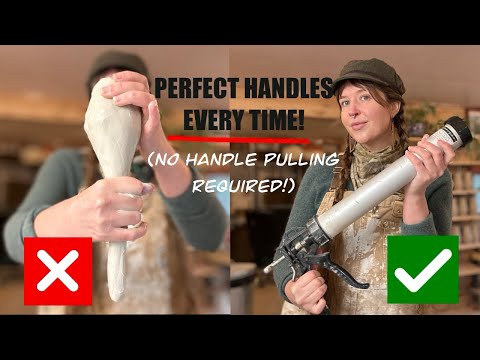 Pottery Hack: Make & Attach Perfect Handles with an Extruder!
